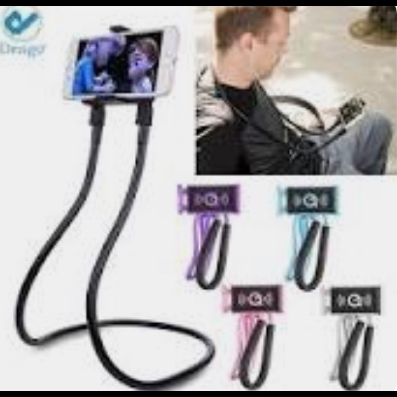 Universal Mobile Phone stand. Fits any size phone. Can sit on table or be worn. - Picture 3 of 4